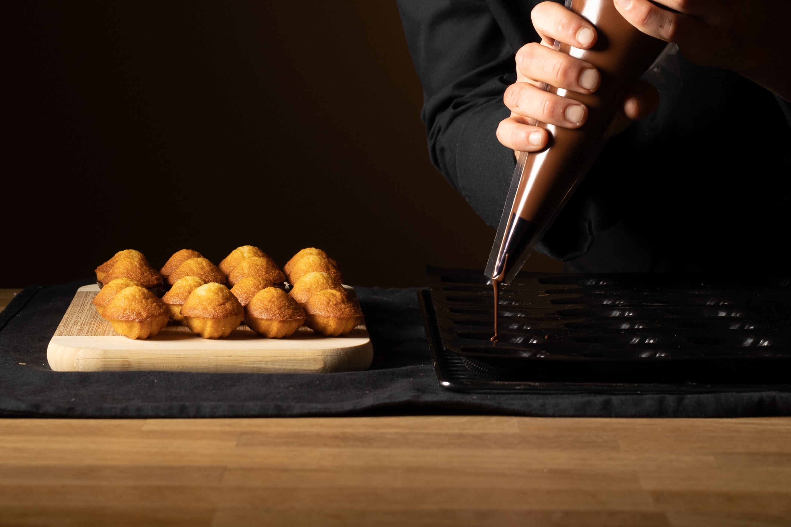 production de madeleines